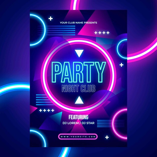 Party flyer maler