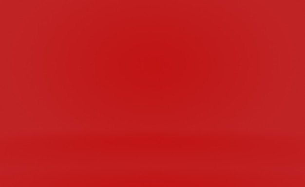 Foto gratuito diseño de diseño de san valentín de navidad de fondo rojo suave de lujo abstracto, estudio, habitación, plantilla web, informe comercial con color degradado de círculo suave.