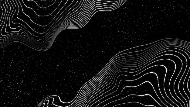 Foto gratuito fondo de patrón de onda abstracta 3d