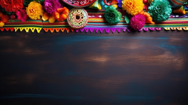 Foto fondo de fiesta mexicana