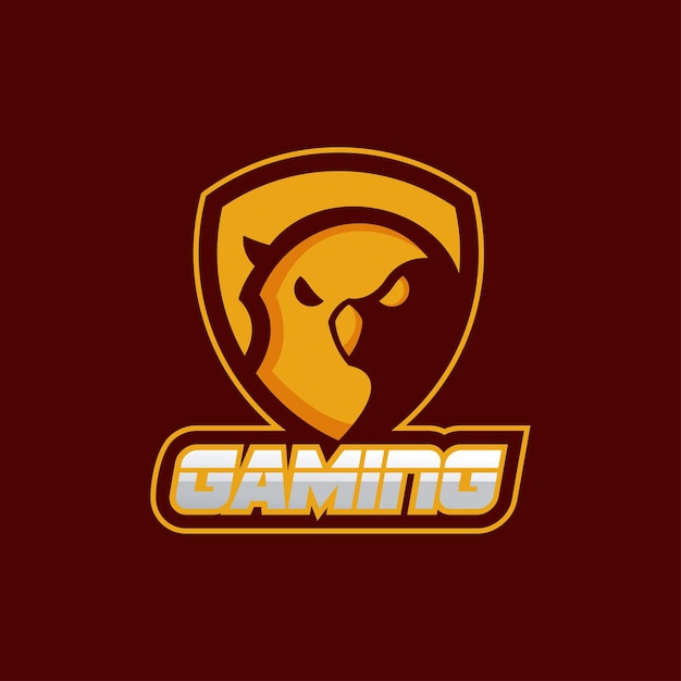 Free Vector bird esport illustration logo