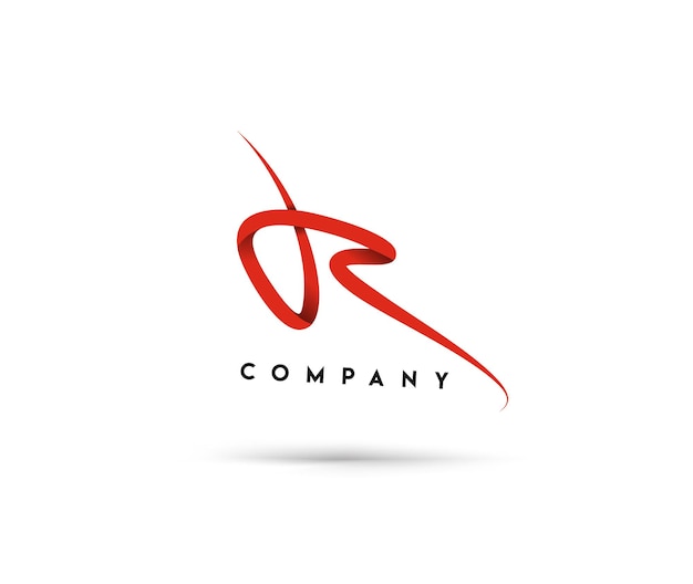Free Vector branding identity corporate vector logo r design.