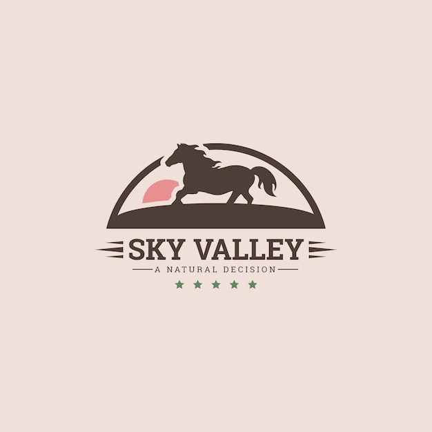 Free Vector hand drawn flat design farmers market logo