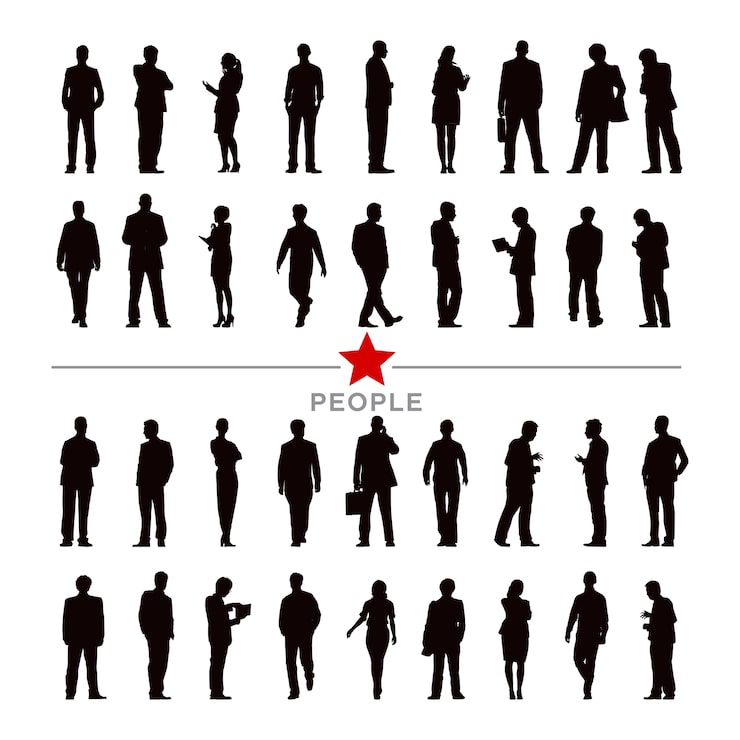 Free Vector illustration of business people