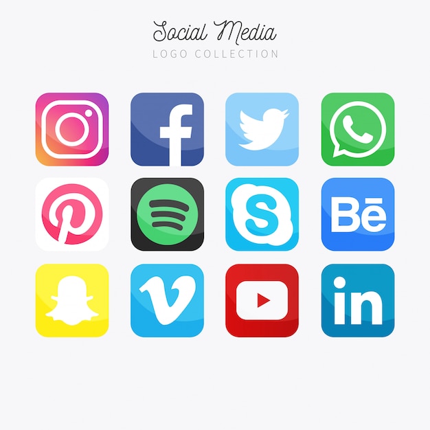 Free Vector the ultimate social media collection
