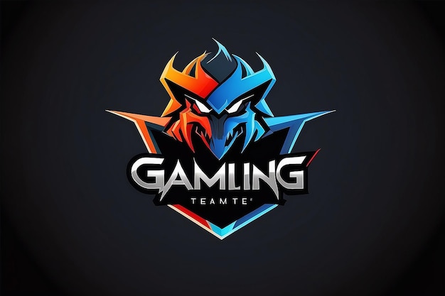 Photo gaming logo template
