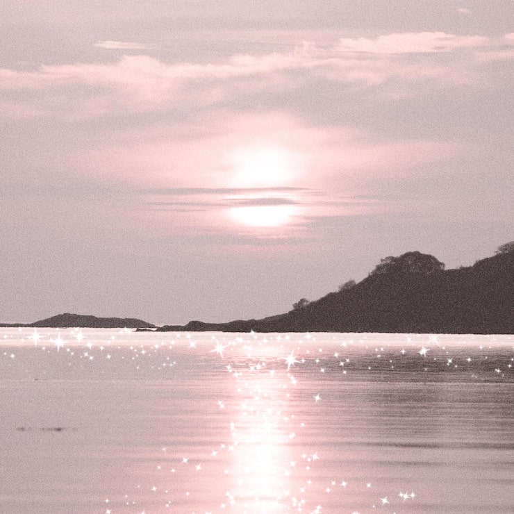 Photo sunset beach background png aesthetic transparent design