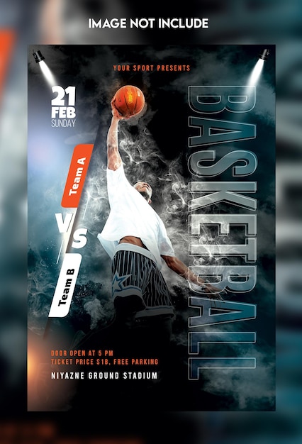 PSD a poster of a basketball player with the number 2 on it