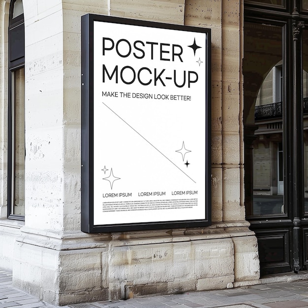 PSD poster mockup