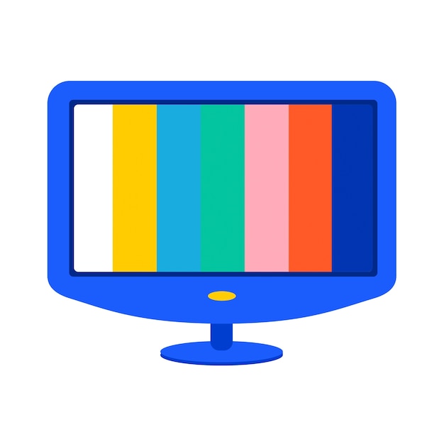 PSD tv illustration
