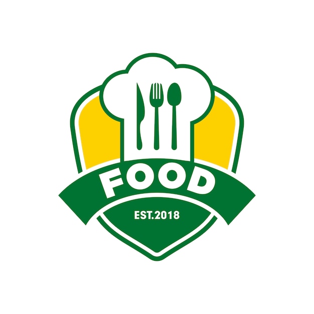 Vector chef food restaurant logo