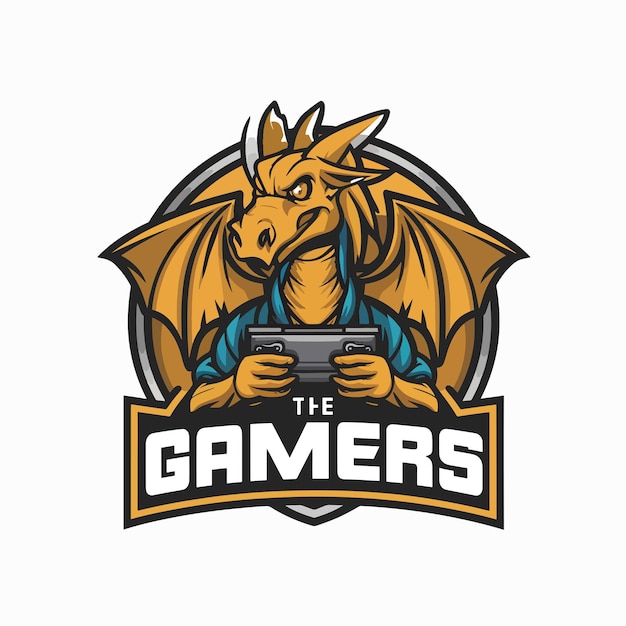 Vector dragon gaming logo ignite your brand