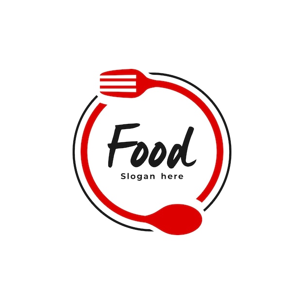 Vector food logo vector design template