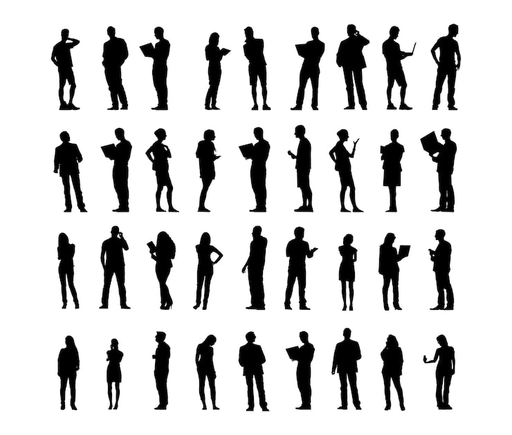 Vector illustration of business people
