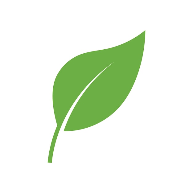 Vector leaf logo icon graphic background template