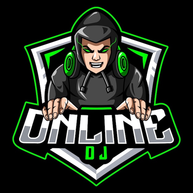 Vector people gaming mascot logo