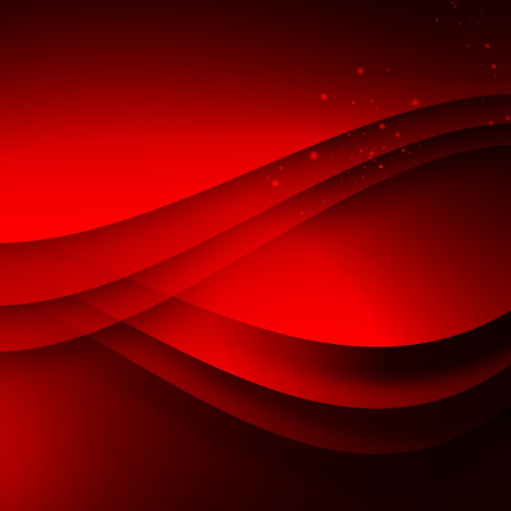 PSD gratuito fondo ondulado rojo