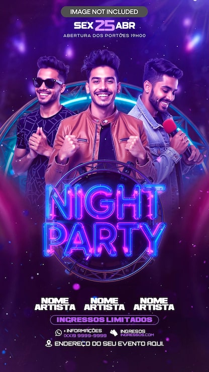 PSD historia del cartel del evento del club