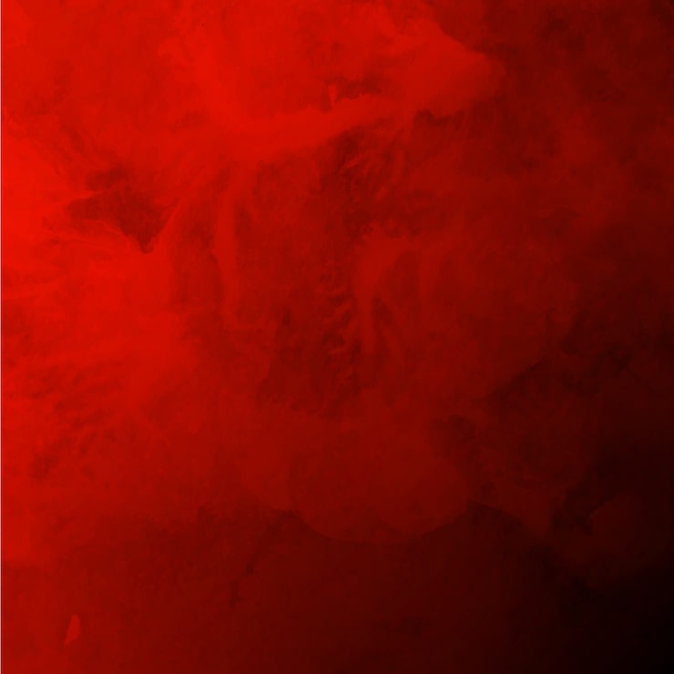 Vector gratuito acuarela real de fondo rojo de san valentín