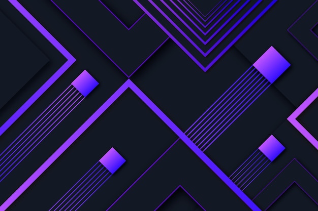 Vector gratuito copiar el espacio gradiente moderno fondo geométrico