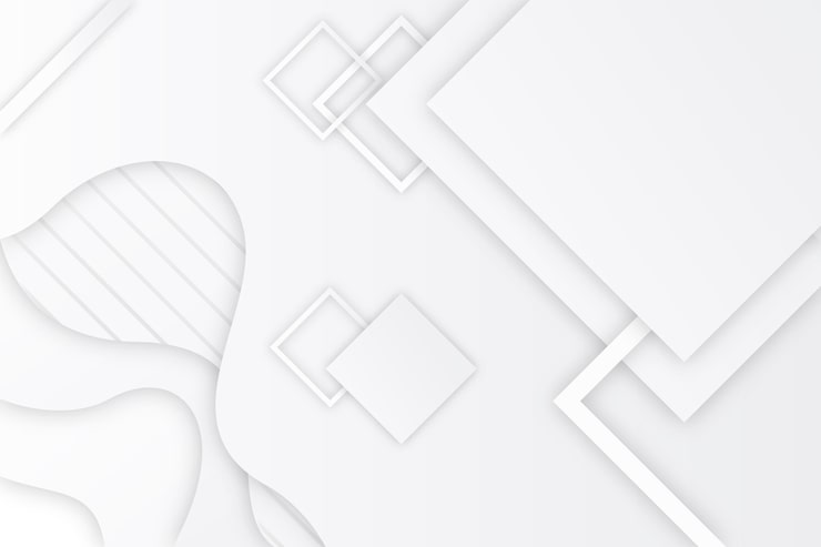 Vector gratuito estilo de papel de fondo monocromático blanco
