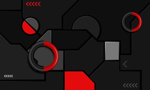 Vector gratuito fondo amplio abstracto creativo con formas geométricas