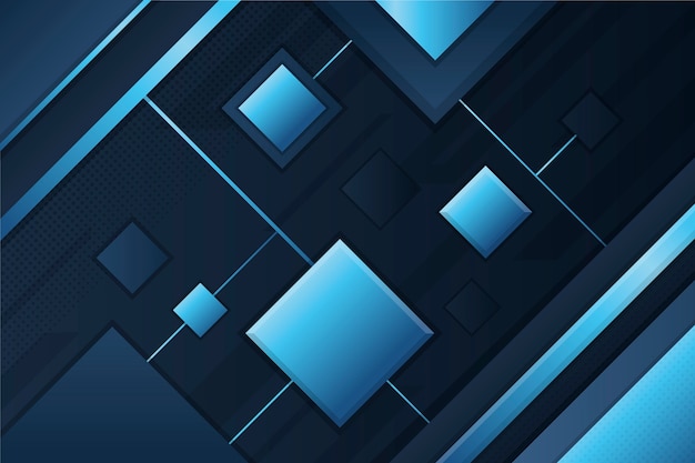 Vector gratuito formas geométricas en gradiente sobre un fondo oscuro