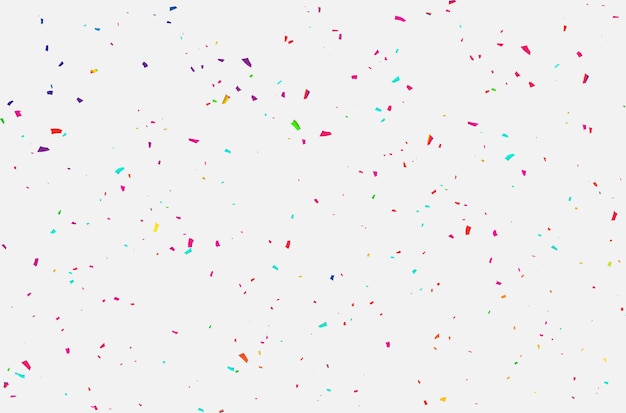 Vector celebración de confeti de cintas de carnaval.