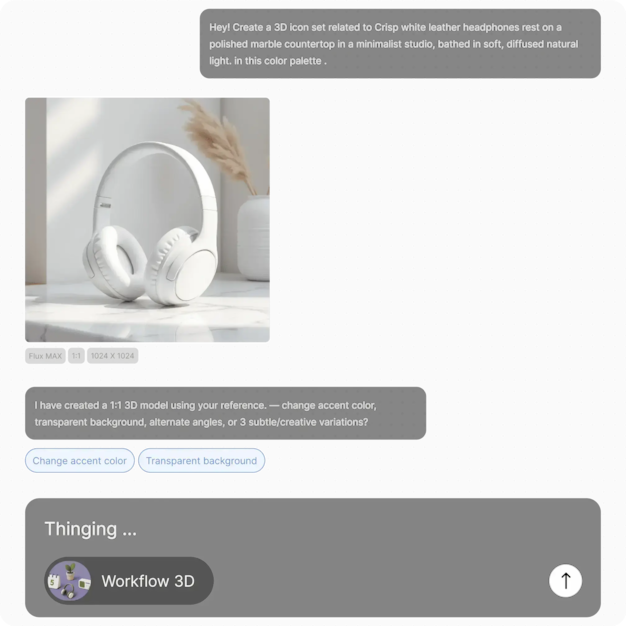 AI Assistant to accelerate your 3D workflow