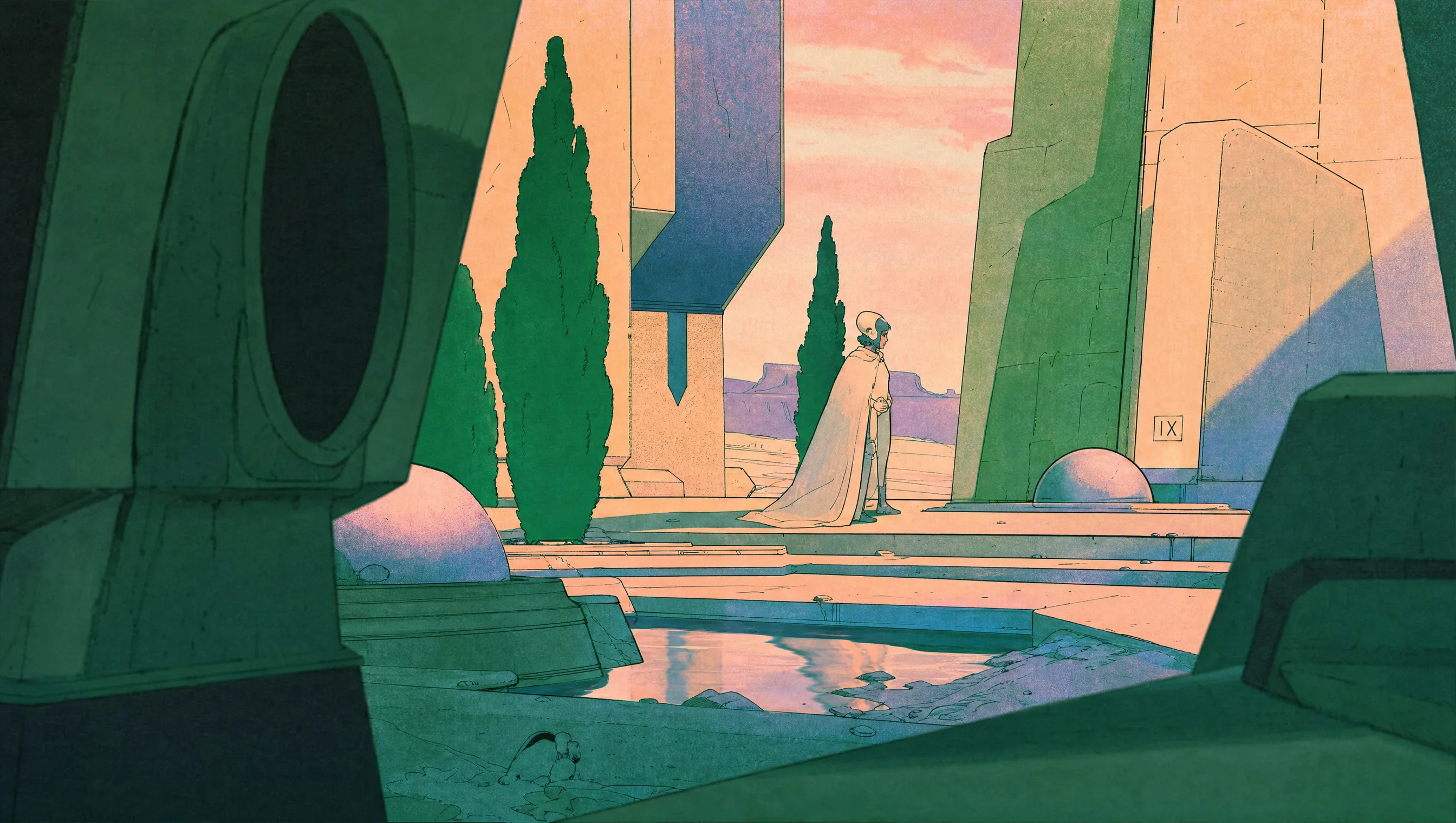 Escena ilustrada