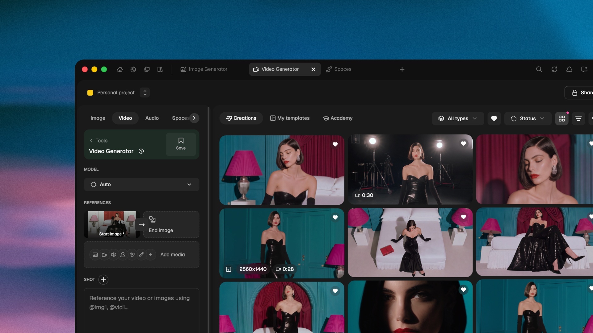 Magnific desktop app